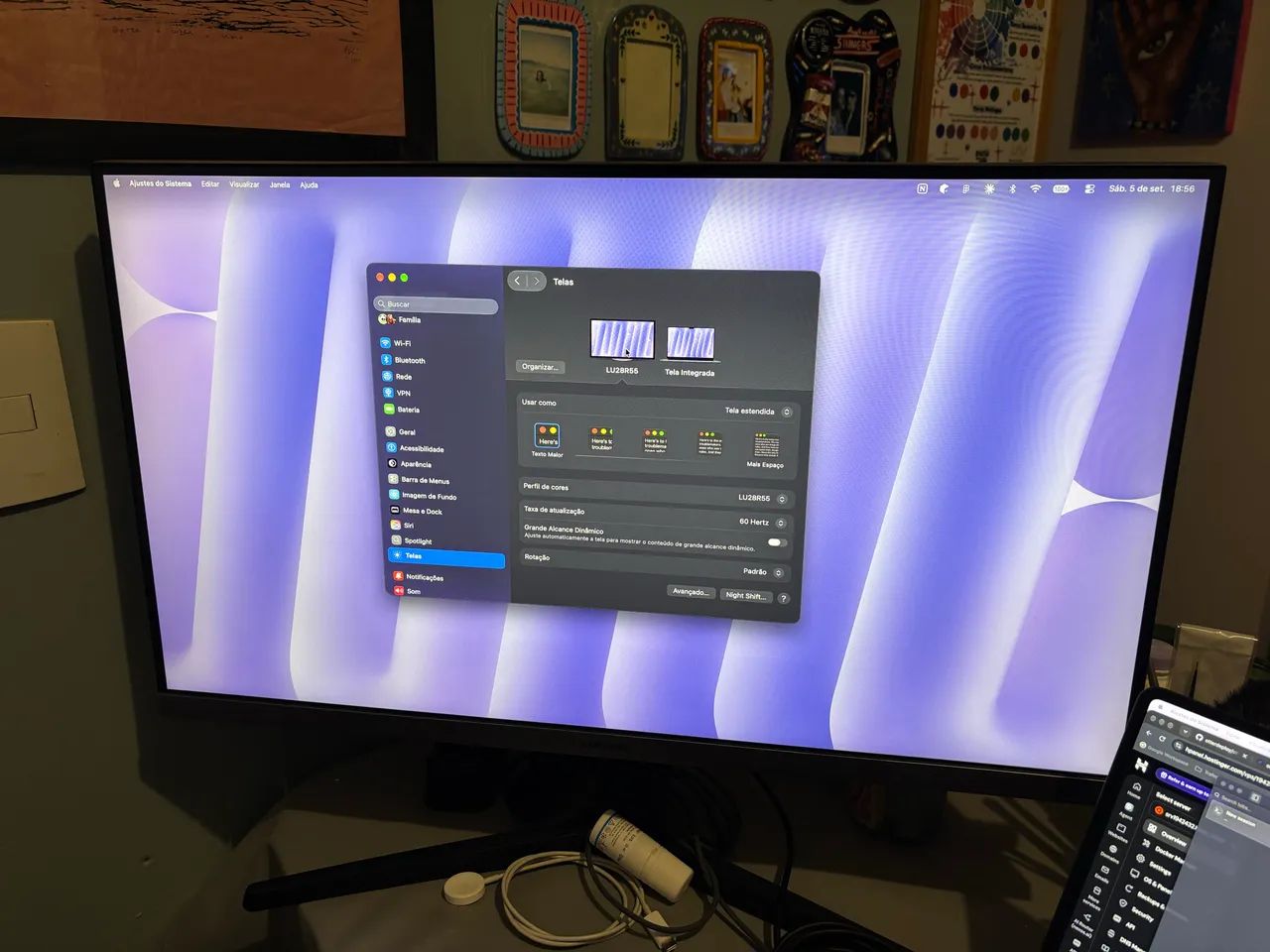 Monitor 4K Samsung LUR55 28 polegadas - Foto 2