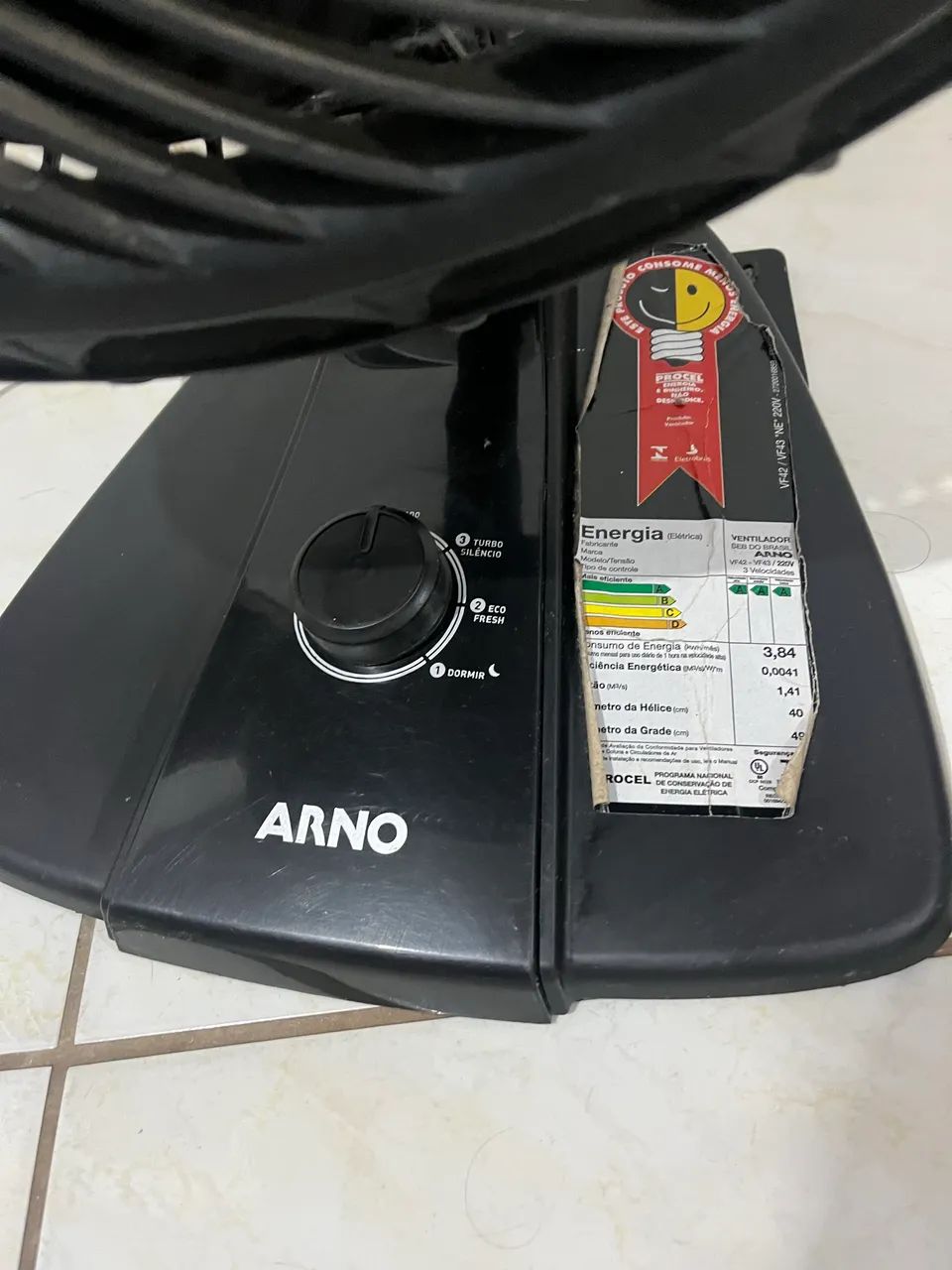 Ventilador preto - Foto 3