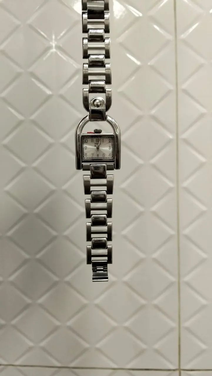 Relógio fossil feminino Harwell Prata, NUNCA USADO - Foto 2