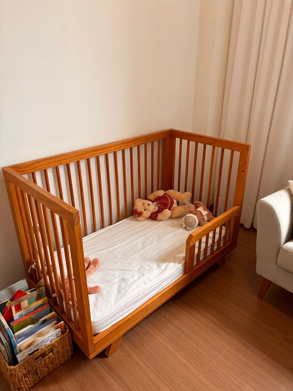 Berço Cama Kaike Tulipa Baby 