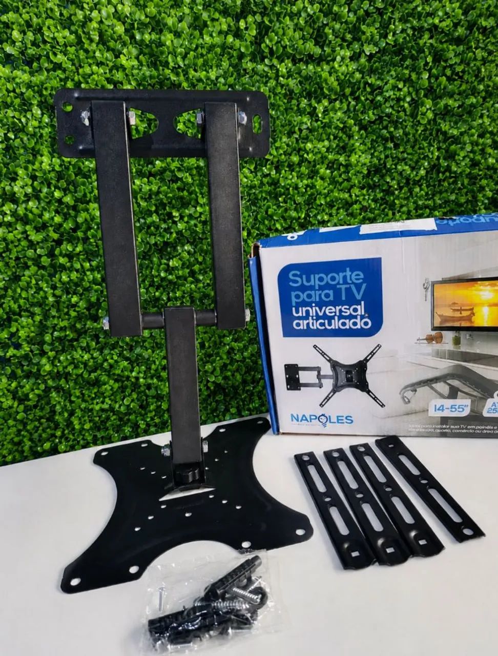 Suporte tri articulado para tv de 14 a 55 polegadas 