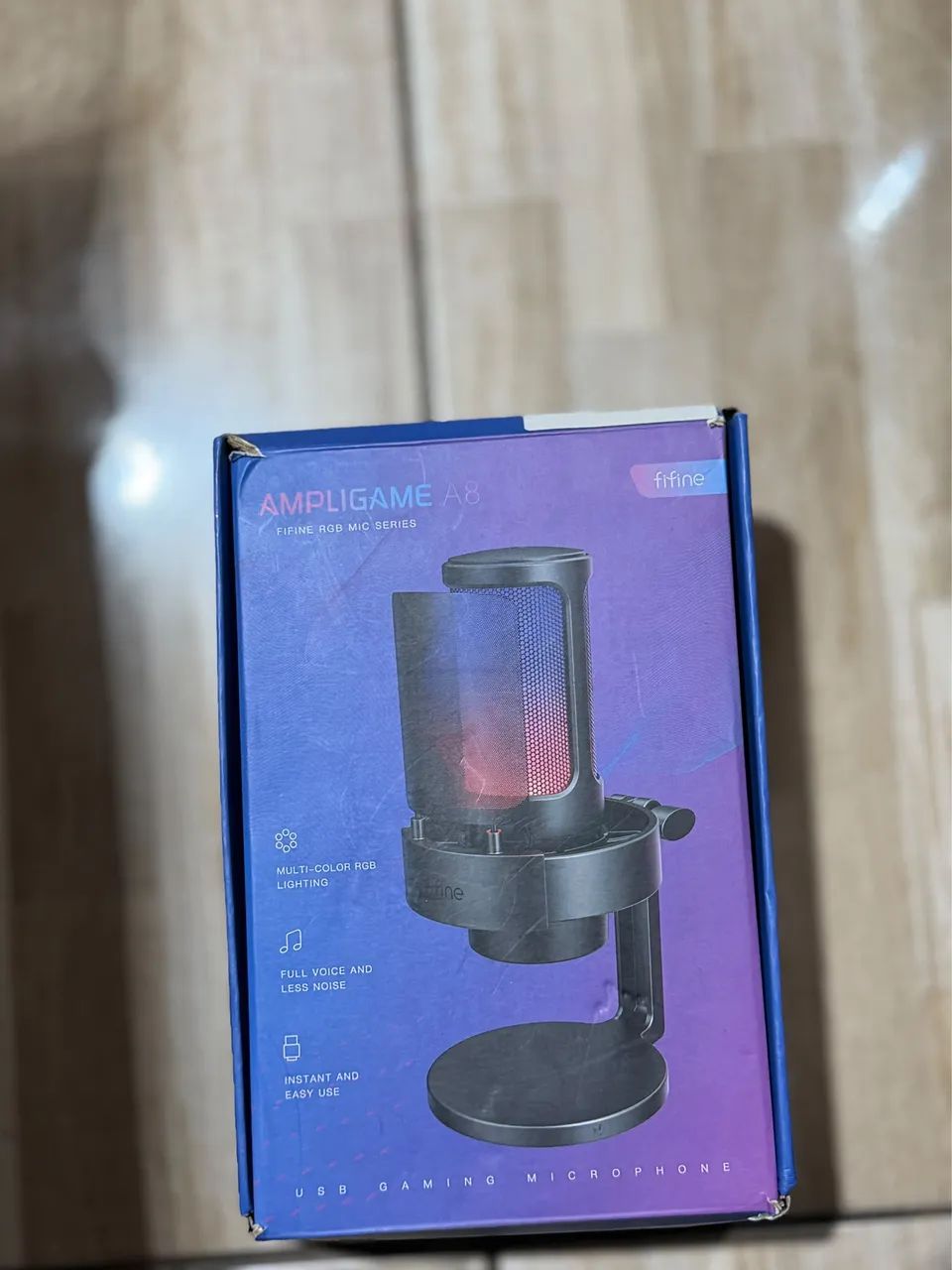 Microfone Gamer FIFINE AmpliGame A8 RGB - Foto 2