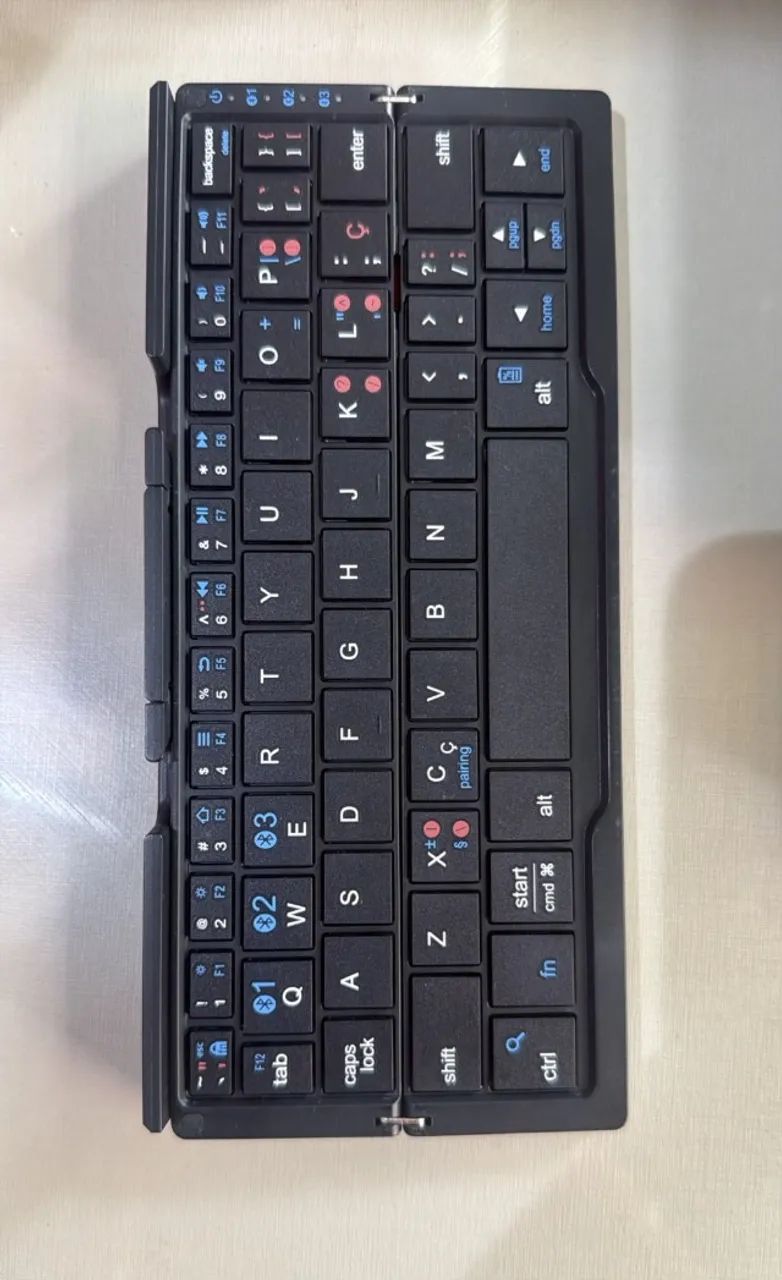 Teclado Bluetooth dobrável VX Case para celular e tablet - Novíssimo