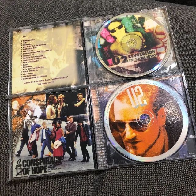 Lote 4 CDs U2 / Bootlegs Importados / Rock Confira - Foto 4
