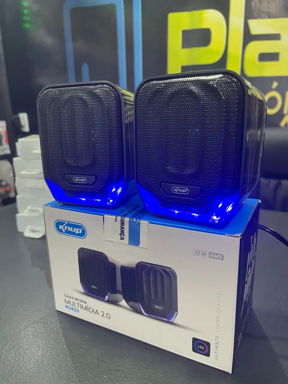Caixa De Som Usb 12w Rms Knup Kp-ro823 - Foto 5