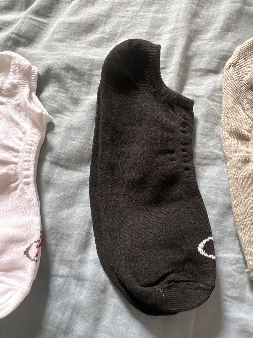 Kit com 3 pares de meia branca, preta e cinza 39 ao 42 - Foto 3