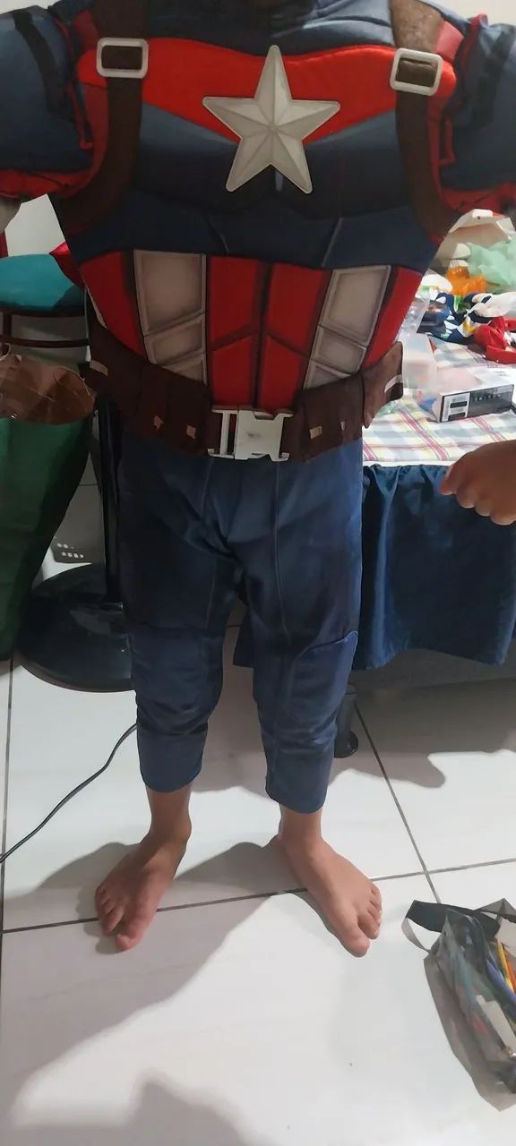 Fantasia infantil linda capitão América  - Foto 2