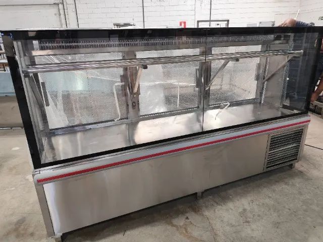 Balcão inox tendal açougue 2900mm 