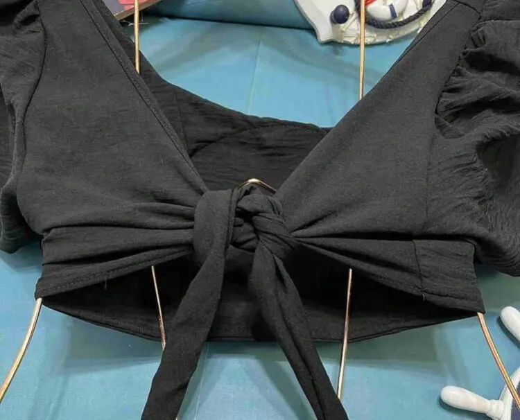 Cropped preto  - Foto 4