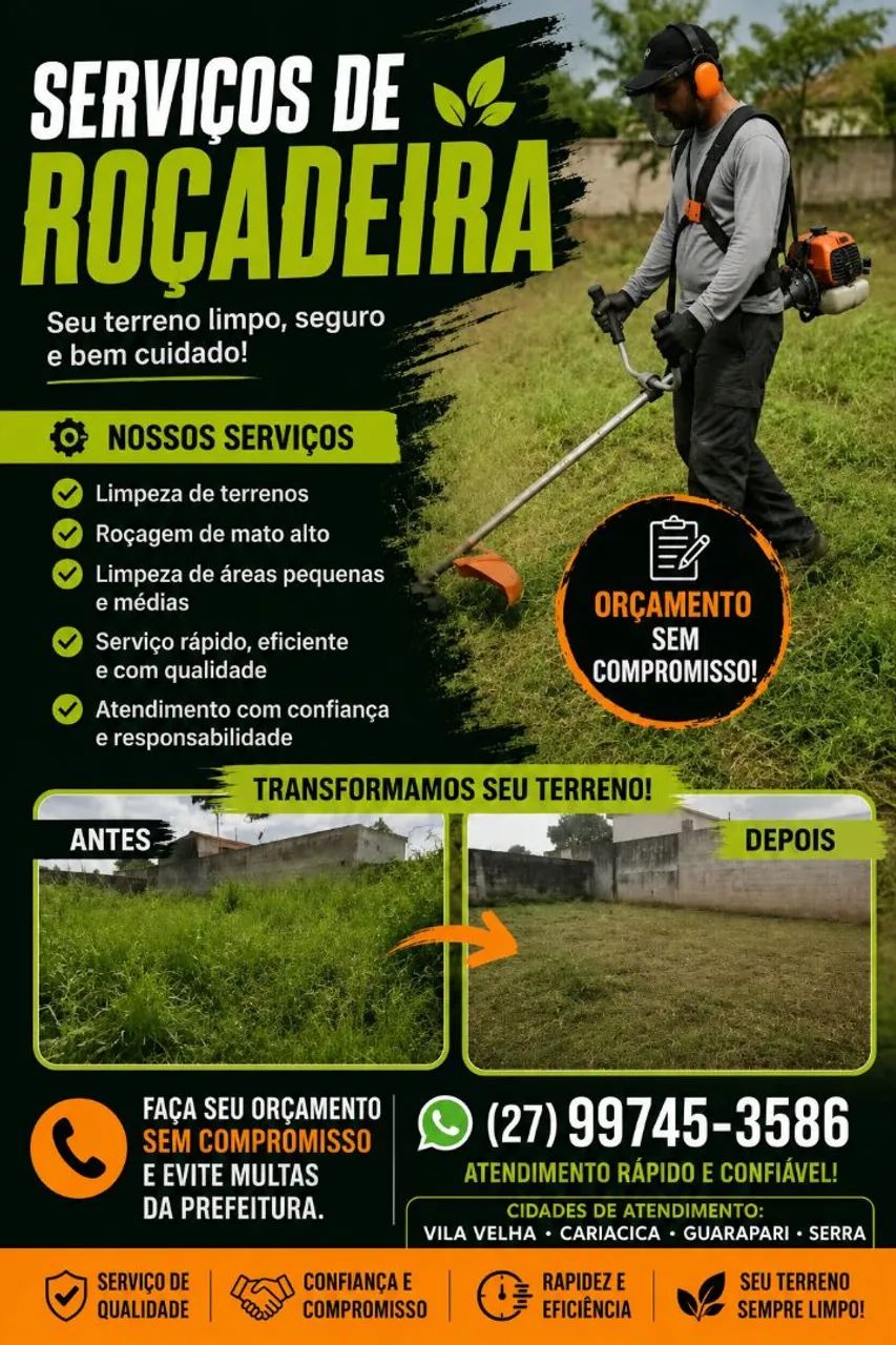 Limpeza de terrenos (roçadeira) - Foto 2