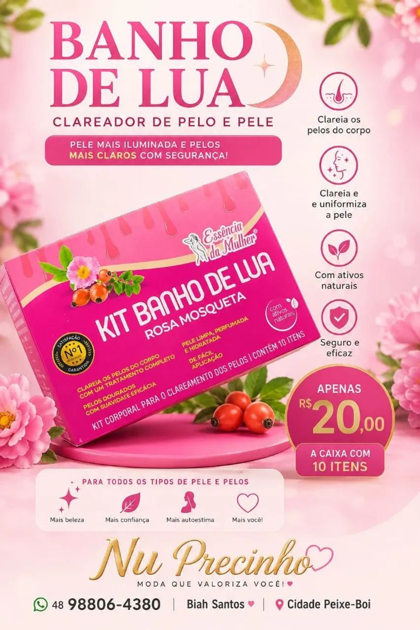 Banho de lua Clareador