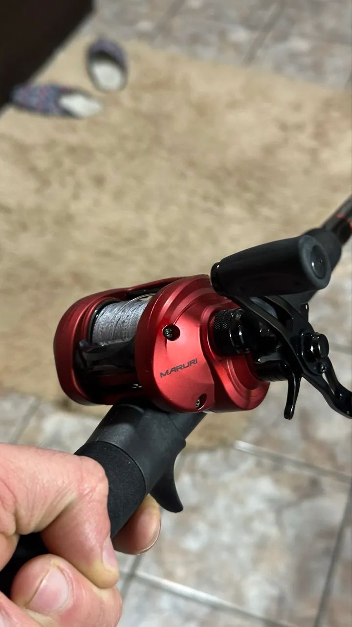 Kit vara de pesca + carretilha - Foto 4