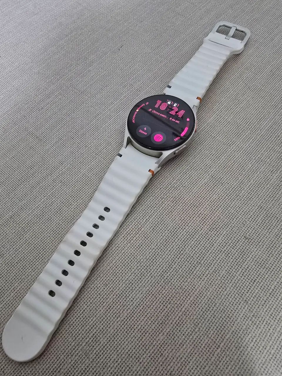 Relógio Samsung Galaxy Watch 7 (40mm, Branco) - Completo - Foto 4