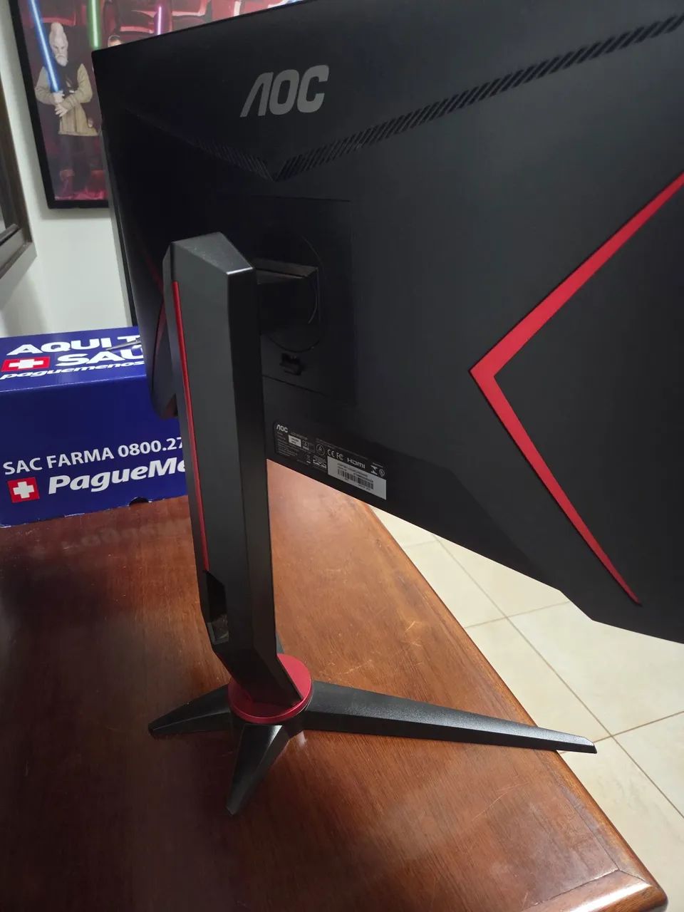 Monitor Gamer 24" 144hz AOC bivolt - Foto 2