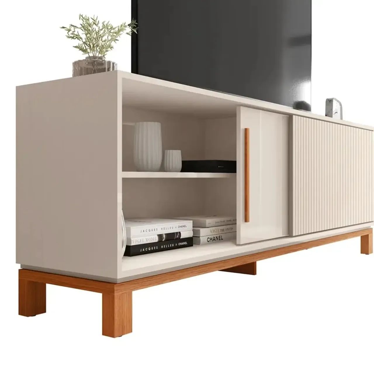 Rack Mondrian 180cm para Tv Até 65 Polegadas 2 Portas Caemmun _ entrega hoje 