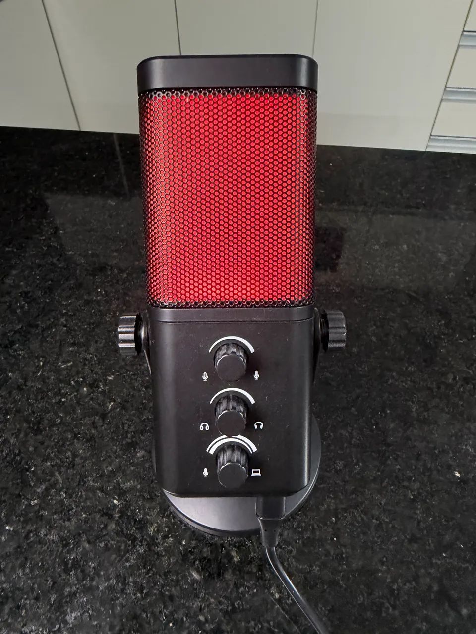 microfone condensador luz rgb  - Foto 2