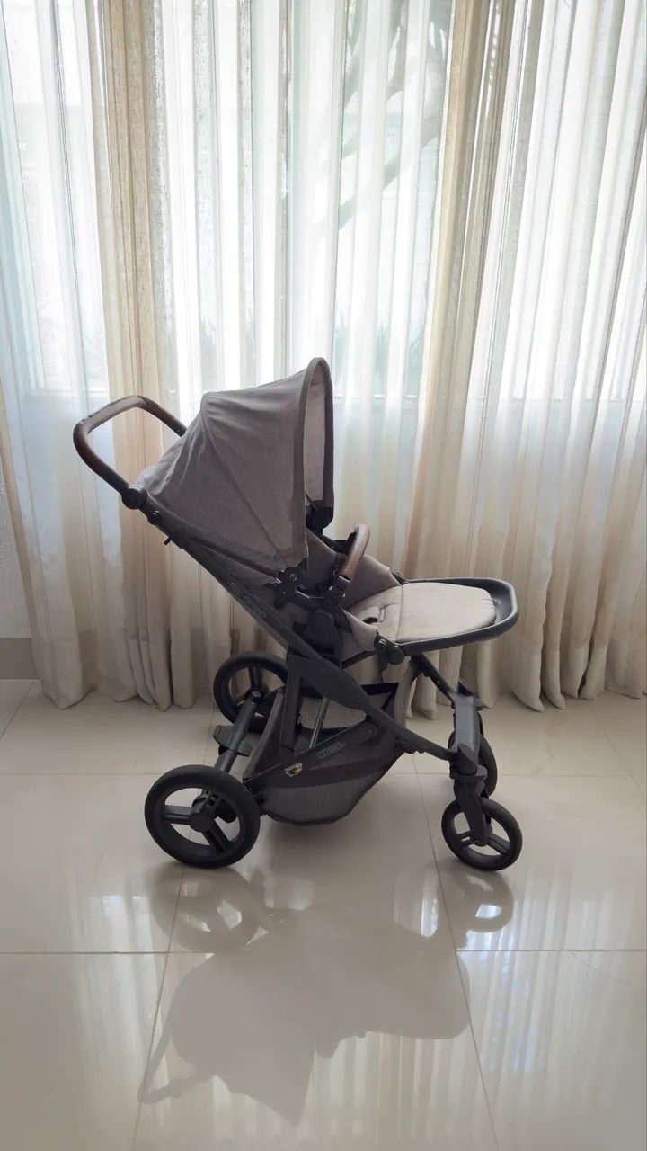 Vendo Carrinho de bebê com Moisés e bebê conforto  - Foto 2