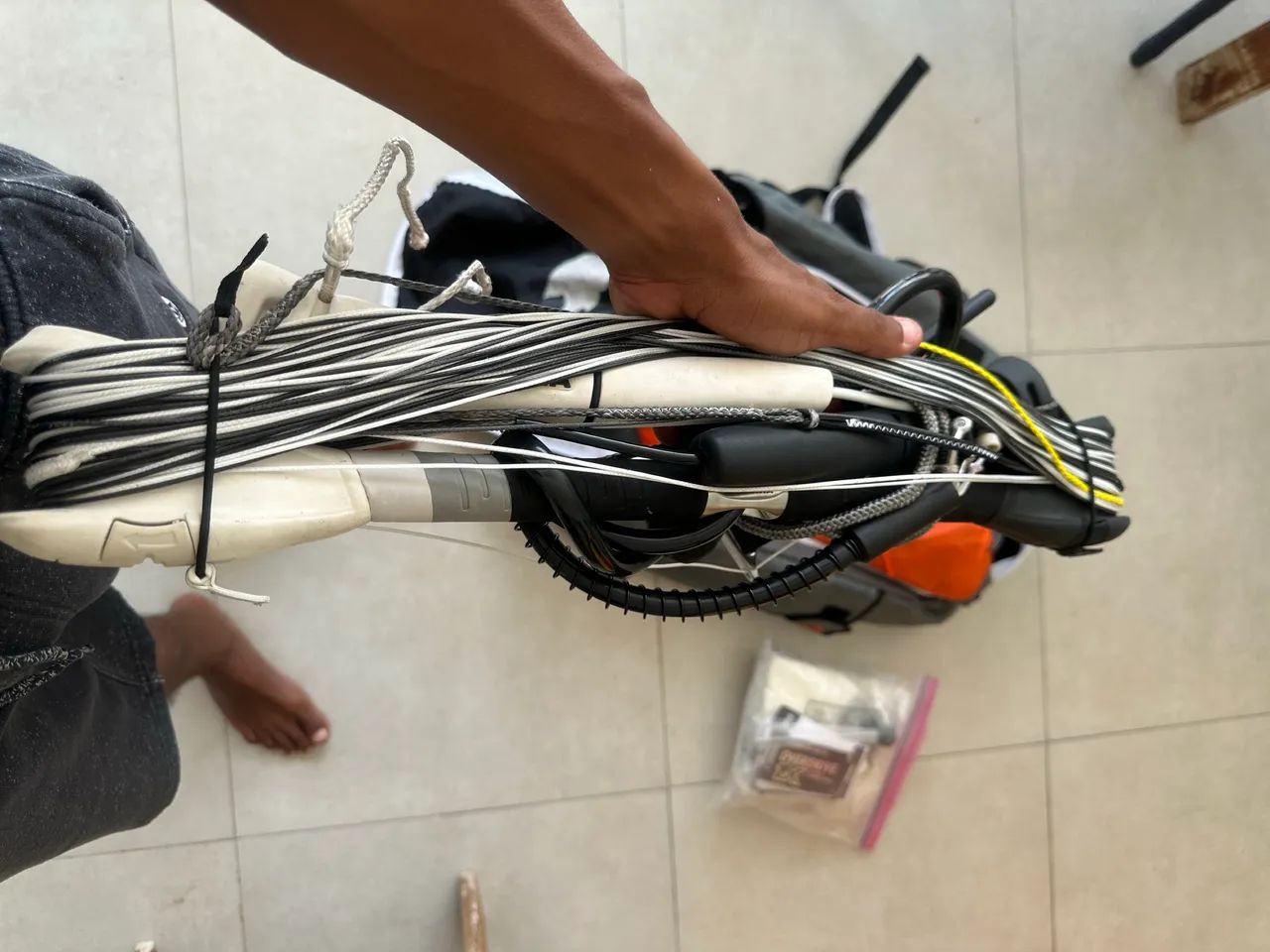 Kite Novo Cabrinha + barra tamanho 06m menor valor Brasil - Foto 4