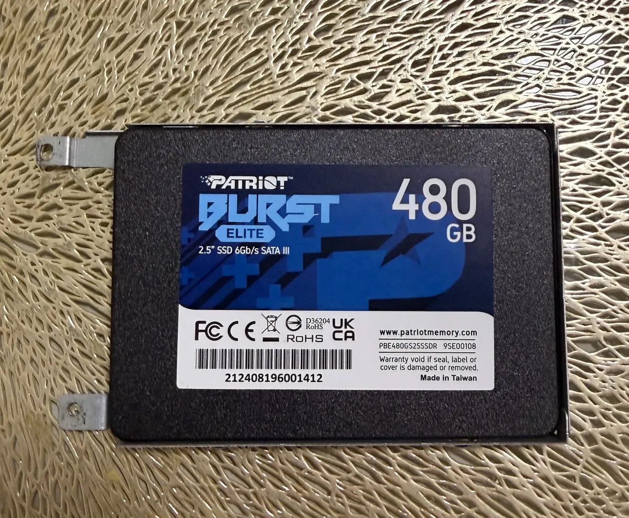 Ssd Sata 480gb Patriot Burst Elite