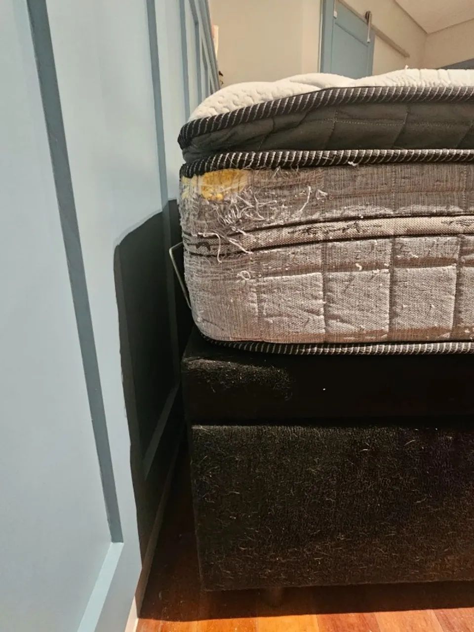 Cama Queen: Colchão + Box Baú - Foto 4