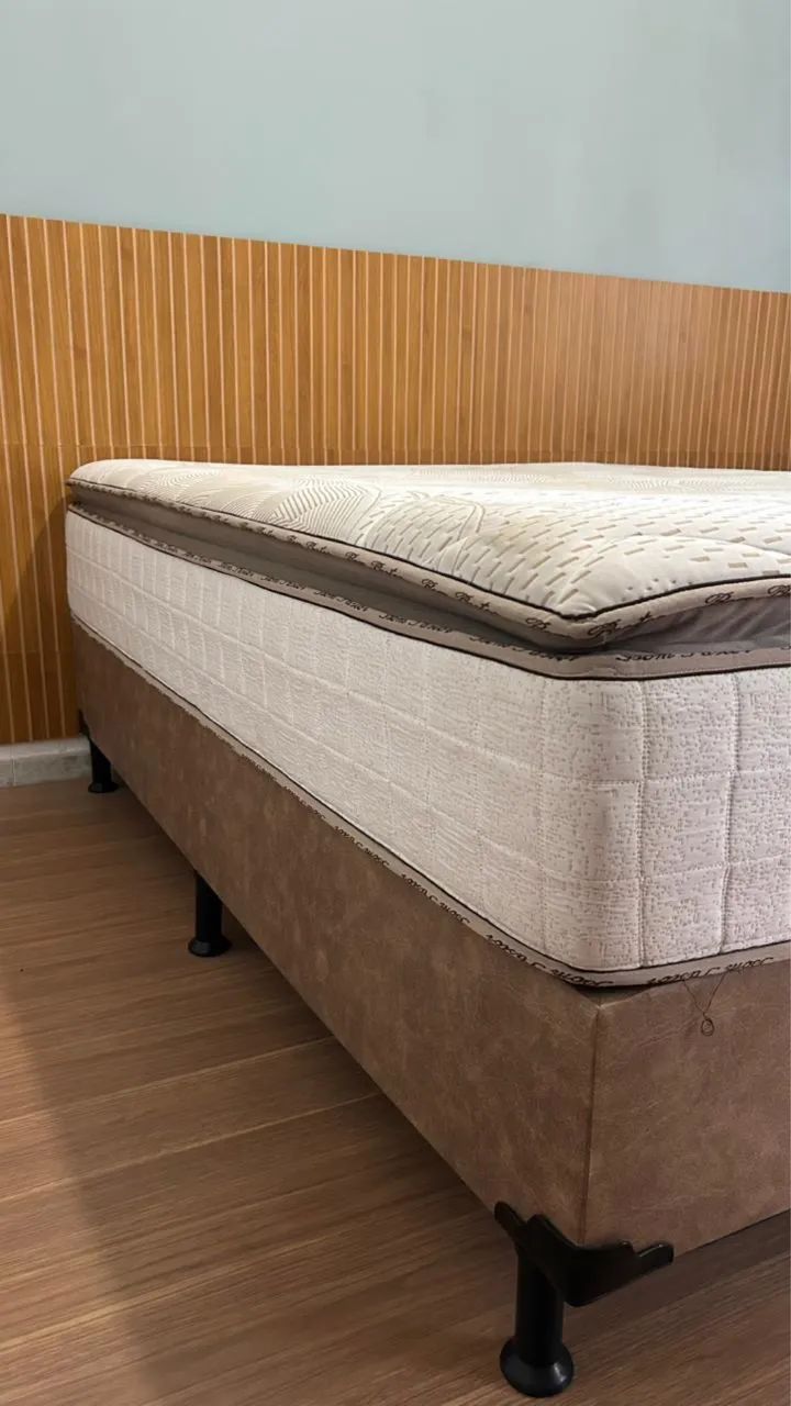 Cama box casal com pillow top