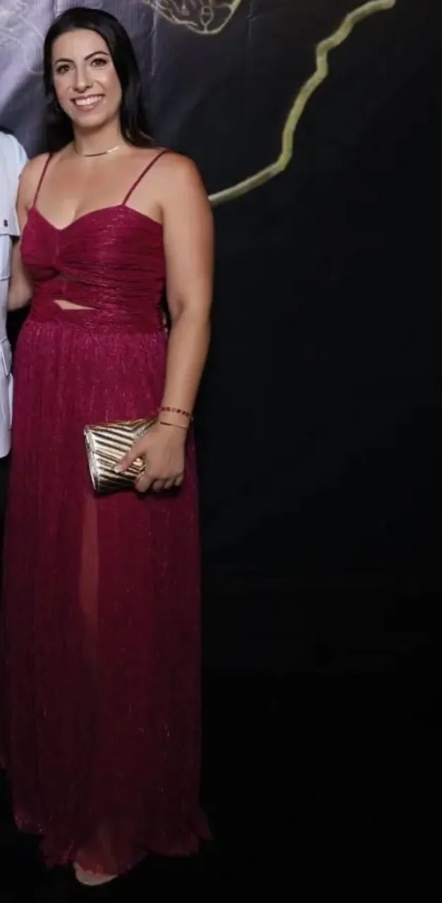 Vestido longo rosa  - Foto 2