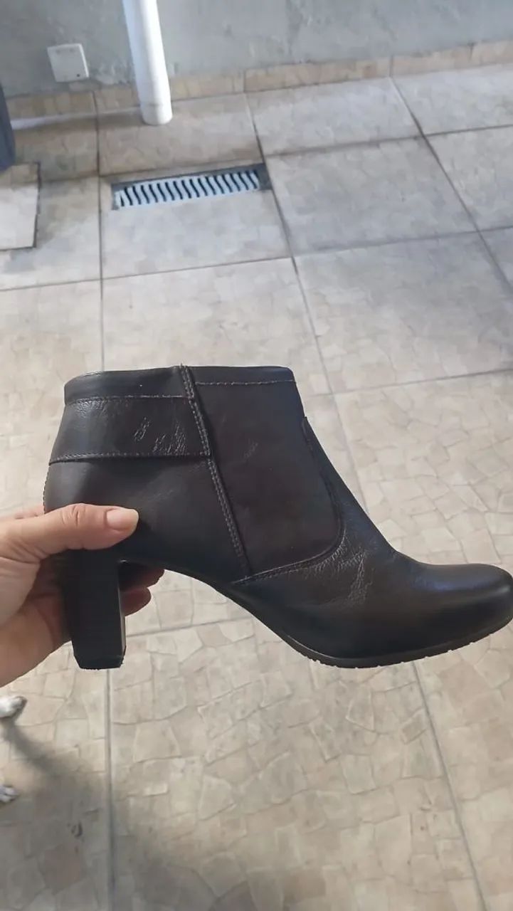 Bota comfortflex em couro legítimo - Foto 4