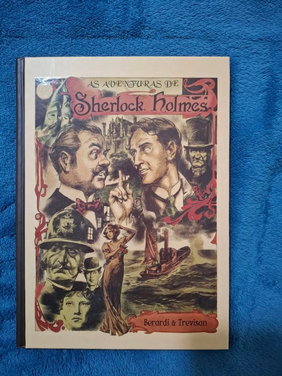 Hq as Aventuras de Sherlock Holmes - Editora Mythos