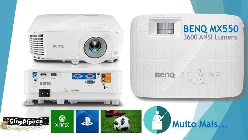 Projetor BENQ MX550 - 3600 Lumens (usado) - Foto 2