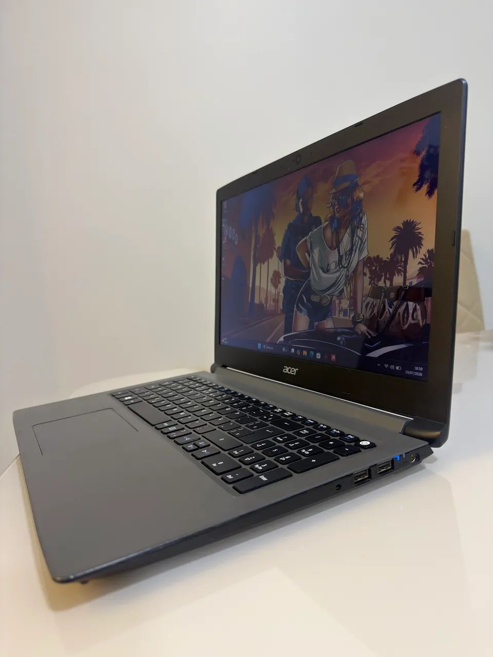 Notebook Acer Vendo ou troco passo cartão  - Foto 4