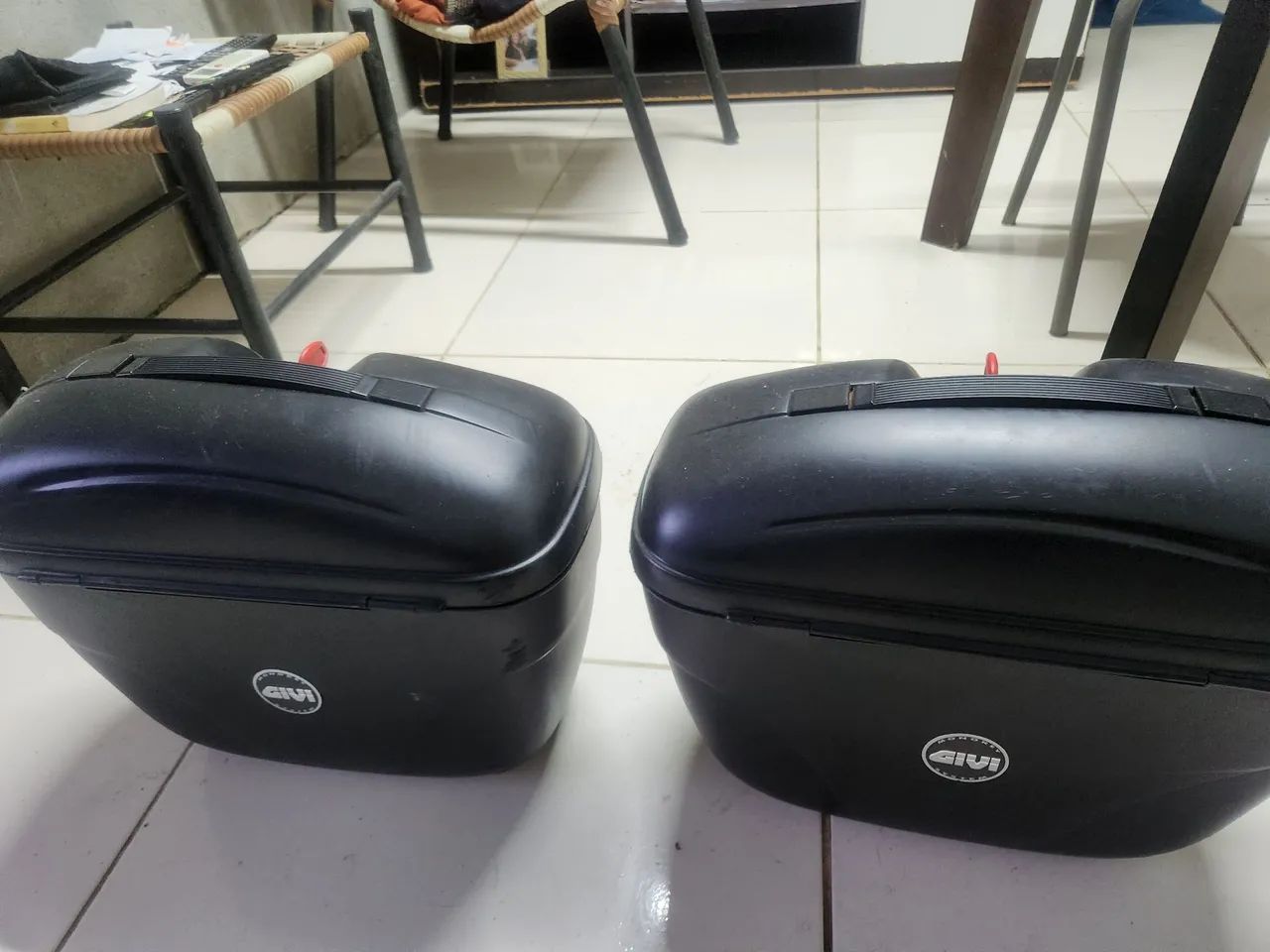 Bauletos laterais givi pouco usado  - Foto 5