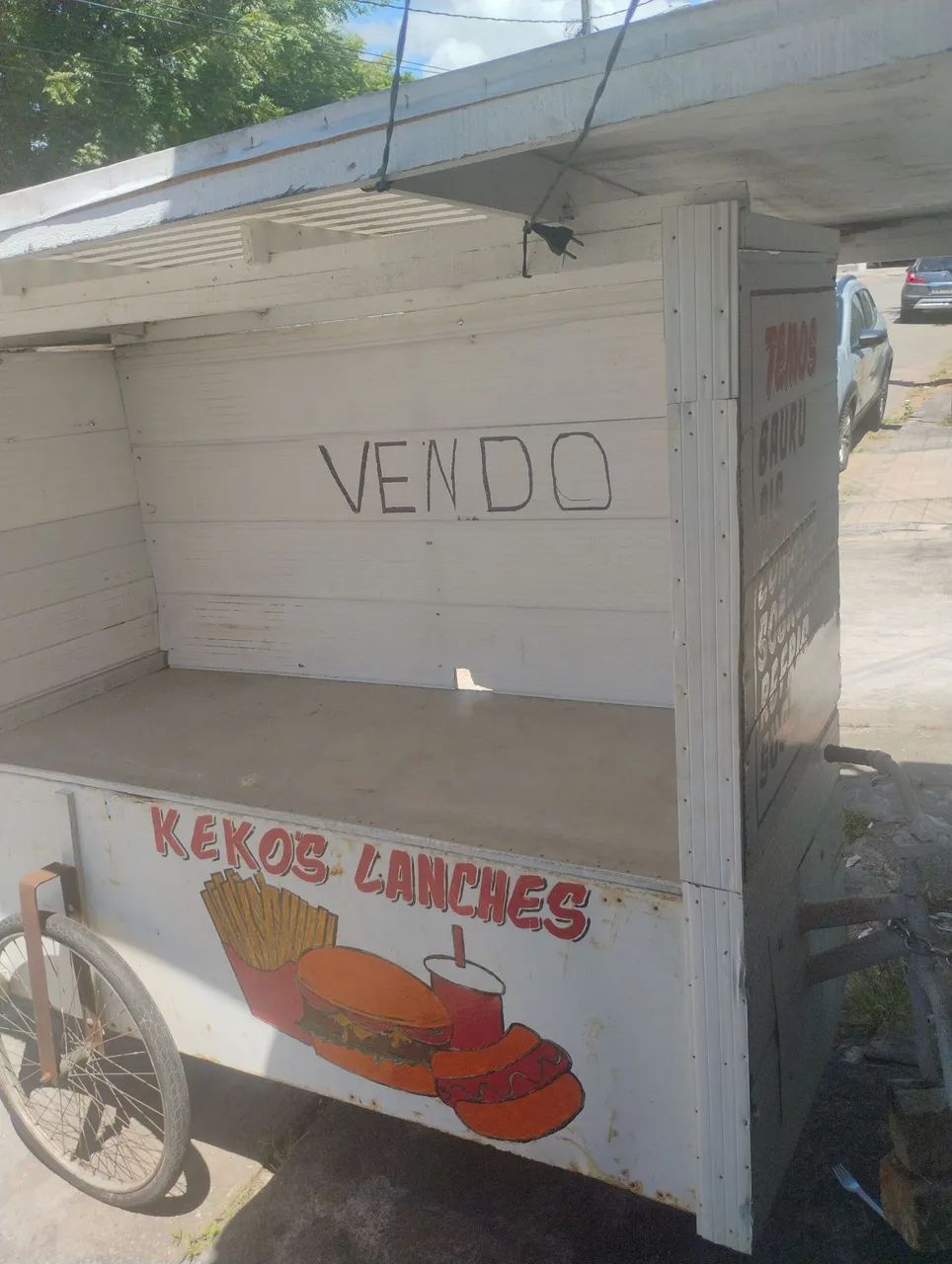 Carrinho de lanche 