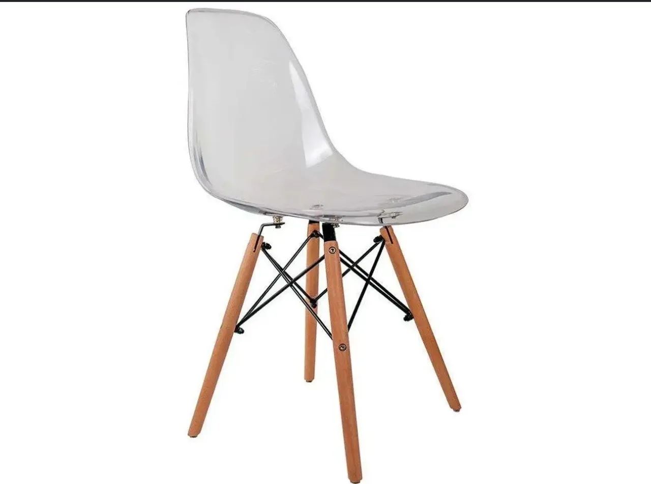 2 Cadeiras Charles Eames Cristal - Foto 5
