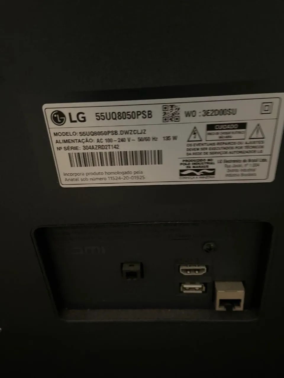 Tv LG 55UQ8050PSB