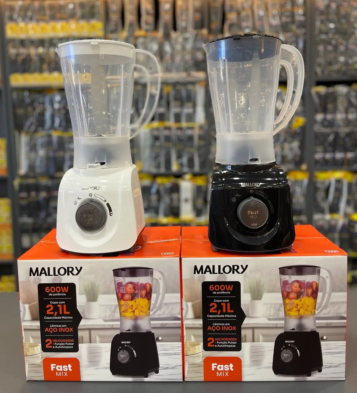 LIQUIDIFICADOR MALLORY 600w NOTA FISCAL E GARANTIA ?