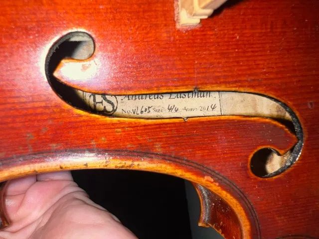 Violino Andreas Eastman VL605 4/4 2014 + HardCase em Fibra de
