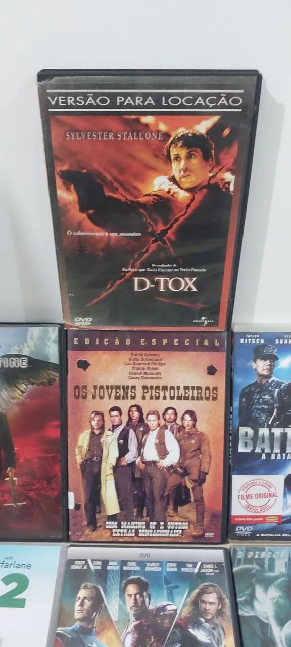 Kit 7 DVDs Originais - Filmes de Locadora - DESAPEGO - Foto 4