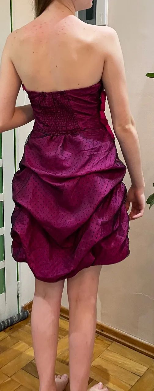 Vestido rosa moda festa - Foto 5