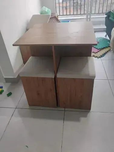 Mesa com 04 bancos baú - Foto 4