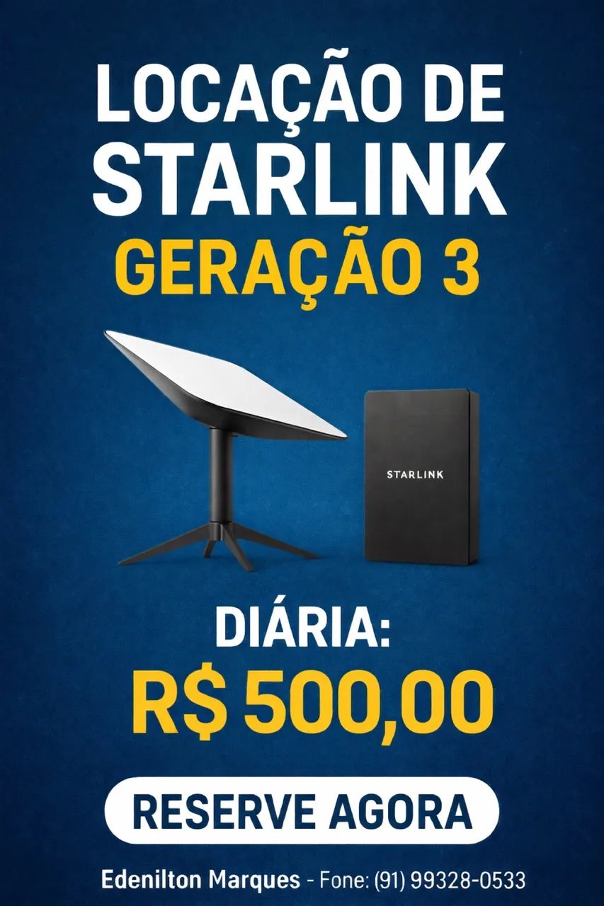 Aluguel de Starlink 