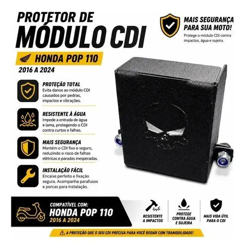 PROTETOR DE MÓDULO DE POP 110 - Foto 5