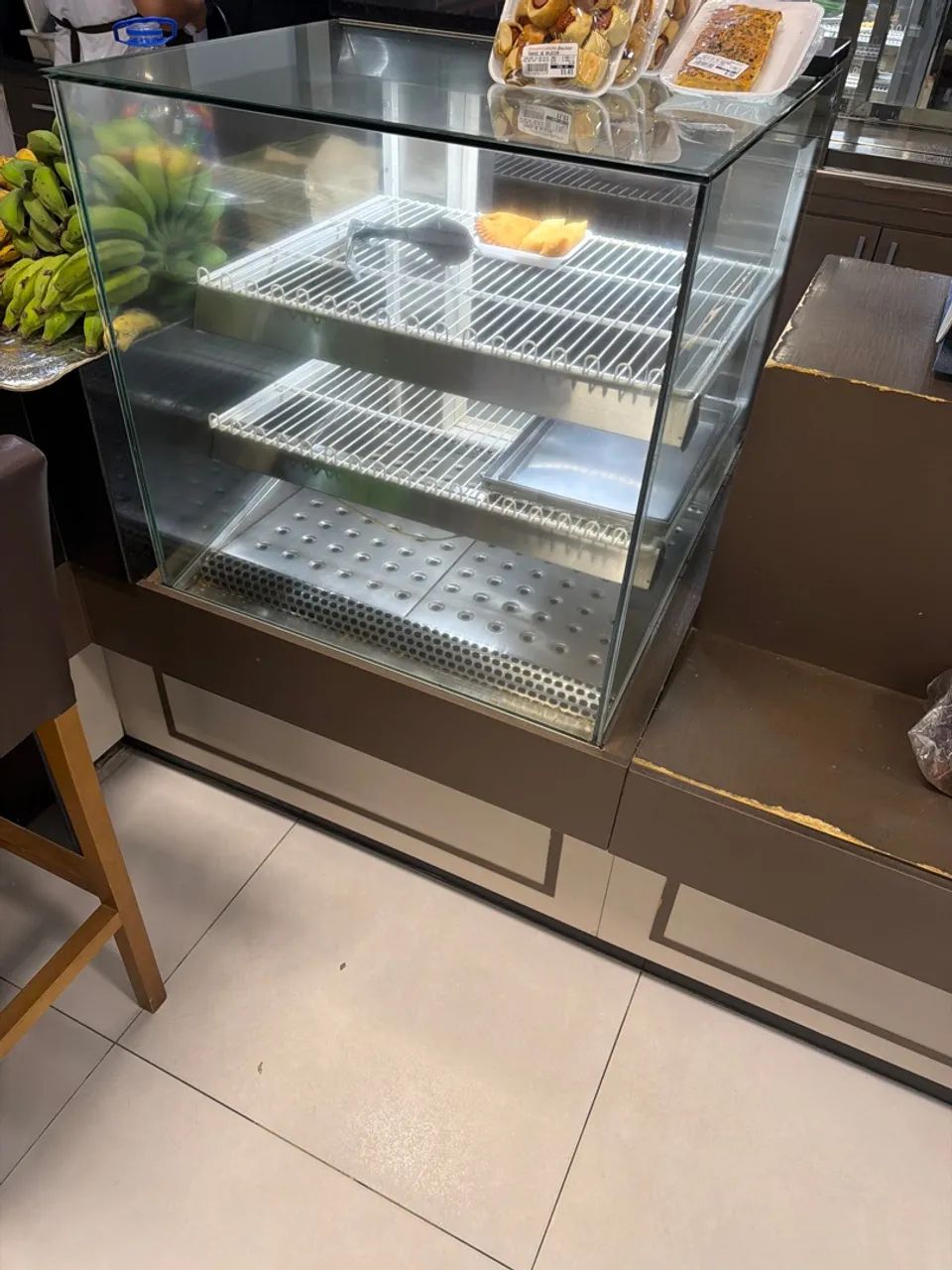 Vitrine quente 