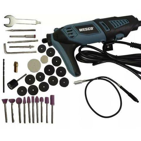 Micro Retifica 160w + 40 acessórios Wesco