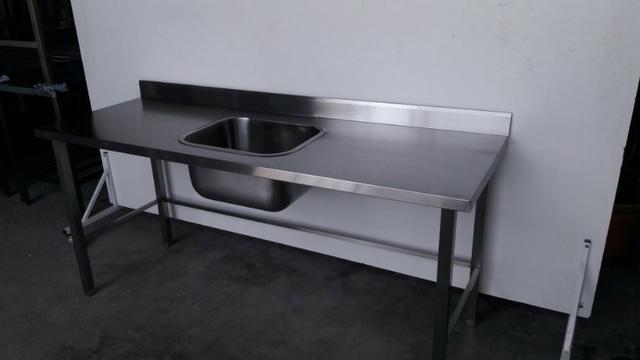 Pia Inox 1,90mt de cmprimento nova - Cuba funda