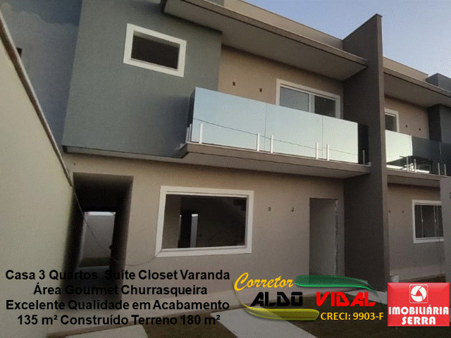ARV 11. Casa 3 Quartos, Varanda, Suíte, Churrasqueira, Quintal Grande