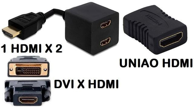 Recife Cabo Hdmi-hdmi, Hdmi-dvi, Impressora, extensão usb, audio - Foto 2