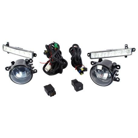 Kit Farol de Milha-Neblina Para Todos os Carros - Botão Original e Moldura - Foto 2