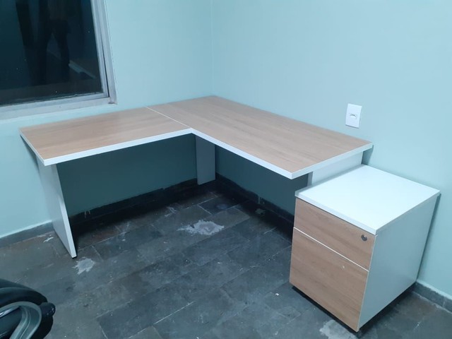 MESA EM L 2 PARTES NOVA   ****LEIA A DESCRIÇÃO***** - Foto 3