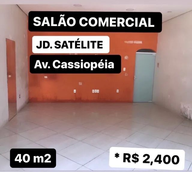 Captação de Loja para locação na Avenida Cassiopéia, Jardim Satélite, São José dos Campos, SP