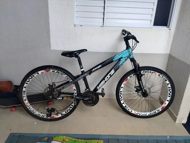 Bike bicicleta aro 26 freeride viking, bike dirt, downhill, wheeling,  urbano, grau, rl, 21 marchas